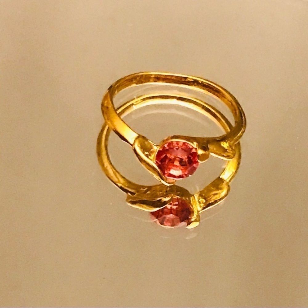 Fashion Rhinestone Birthstone Ring Stackable - Picture 2 of 4